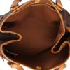 Louis Vuitton  Batignolles handbag  in brown monogram canvas  and natural leather - Detail D3 thumbnail