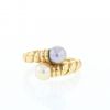 Tasaki  ring in yellow gold and cultured pearls - 360 thumbnail