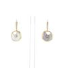 Cartier Amulette earrings in yellow gold, mother of pearl and diamonds - 360 thumbnail