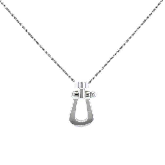 Fred Force 10 large model necklace in white gold - 00pp