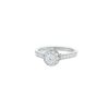 Van Cleef & Arpels Icone solitaire ring in platinium and diamonds - 00pp thumbnail