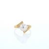 Anello Mikimoto  in oro giallo, perla e diamanti - 360 thumbnail