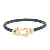 Fred Force 10 large model bracelet in yellow gold and nylon - 00pp thumbnail