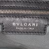 Bulgari   shopping bag  in black leather - Detail D3 thumbnail