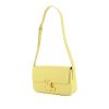 Bolso de mano Celine  Claude en cuero amarillo - 00pp thumbnail