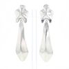 Lalaounis  earrings for non pierced ears in silver - 360 thumbnail