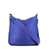 Bolso bandolera Hermès  Evelyne modelo pequeño  en cuero taurillon clémence azul eléctrico - 360 thumbnail