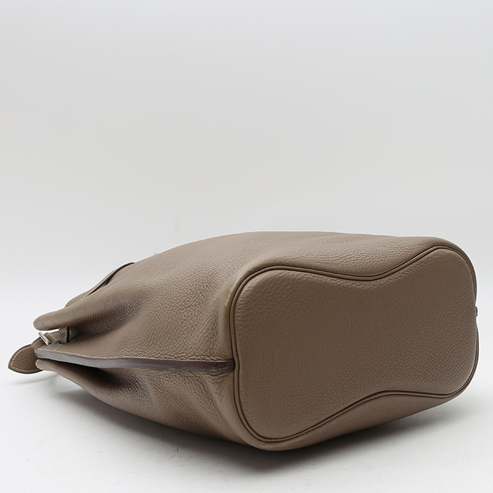 Hermès  So Kelly bag  in etoupe togo leather - Detail D4