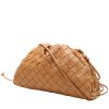 Bottega Veneta  Pouch mini  handbag/clutch  in brown intrecciato leather - 00pp thumbnail