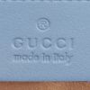 Gucci  GG Marmont large model  shoulder bag  in blue quilted leather - Detail D4 thumbnail