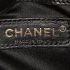 Chanel  Editions Limitées bag worn on the shoulder or carried in the hand  in black patent leather  and black jersey - Detail D3 thumbnail