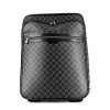 Valigia Louis Vuitton  Pegase in tela a scacchi grigio Graphite e pelle nera - 360 thumbnail