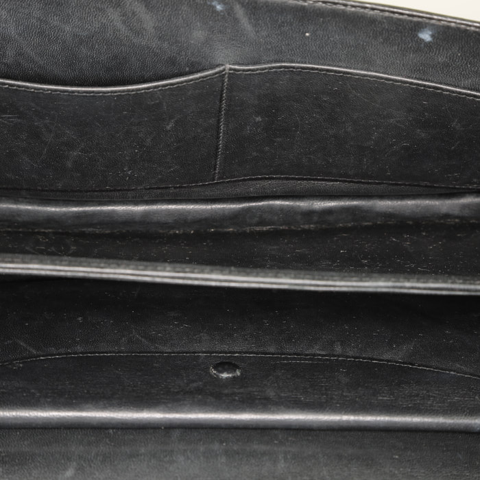 Bolso de mano Hermès  Cordeliere en cocodrilo negro - Detail D2