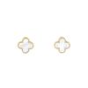 Paire de boucles d'oreilles Van Cleef & Arpels Alhambra Vintage en or jaune et nacre - 00pp thumbnail