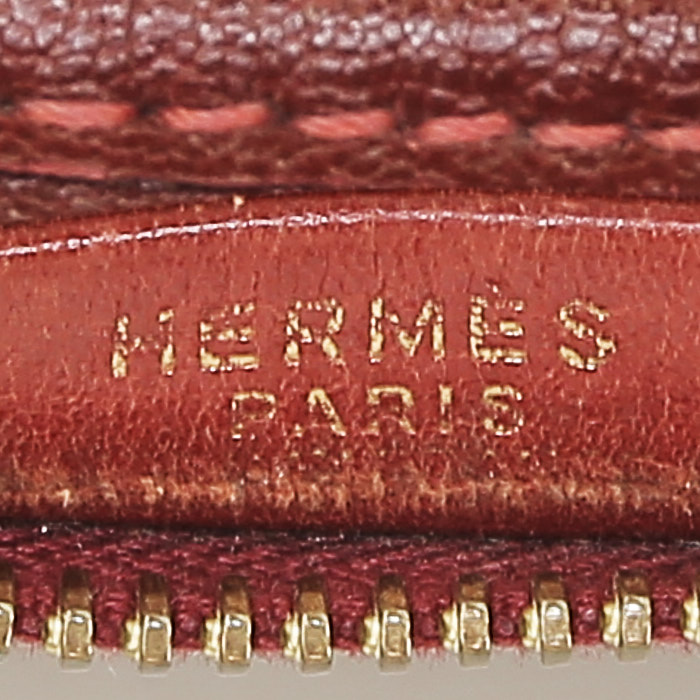 Hermès  Eiffel briefcase  in red box leather - Detail D3