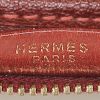 Borsa portadocumenti Hermès  Eiffel in pelle box rossa - Detail D3 thumbnail