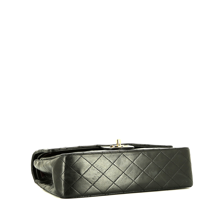 Sac à main Chanel  Timeless en cuir matelassé noir - Detail D5