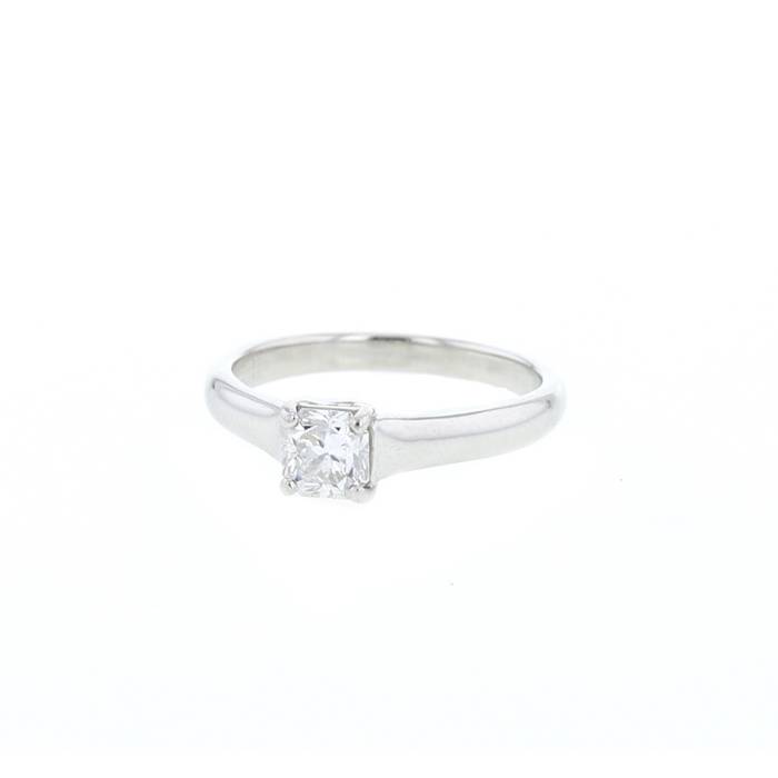 Bague solitaire Tiffany & Co  en platine et diamant (0,61 carat) - 00pp