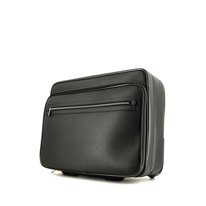 Louis Vuitton  Valise rigid suitcase  in black taiga leather - 00pp