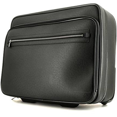 Valigia rigida Louis Vuitton  Valise in pelle taiga nera