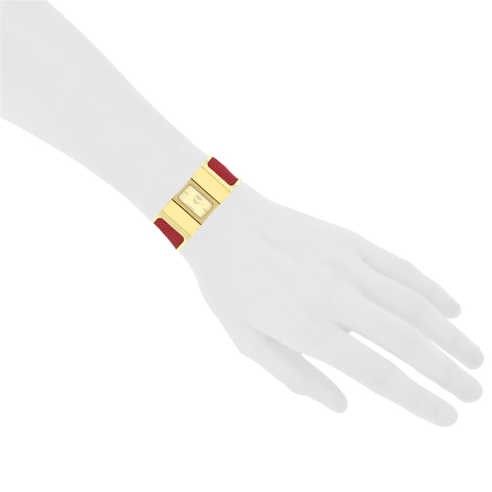 Reloj Hermès Loquet de oro chapado Circa 1990 - Detail D1