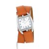 Reloj Hermès Cape Cod Tonneau de acero Ref: CT1.210  Circa 2010 - 360 thumbnail