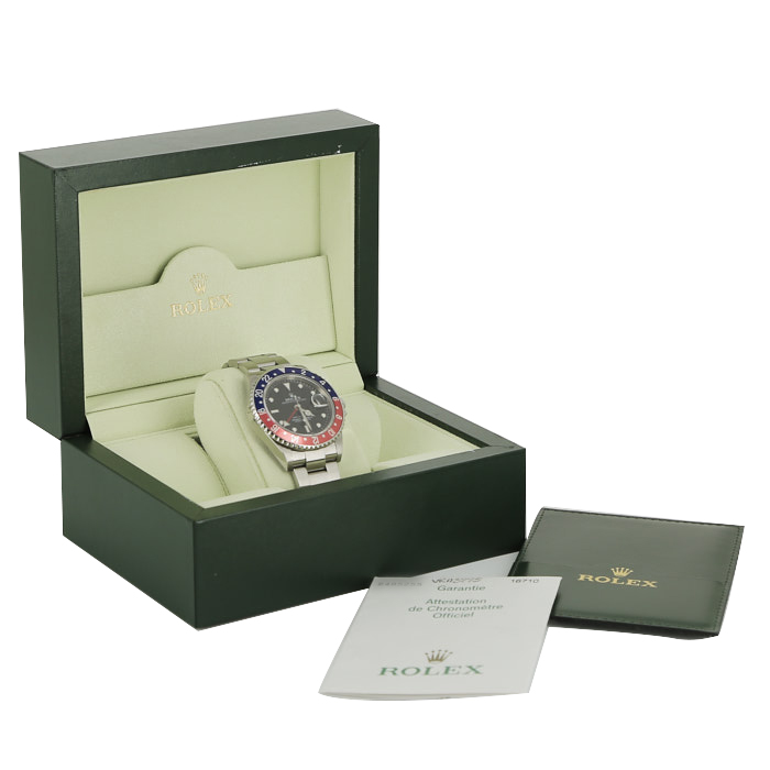 Montre Rolex GMT-Master II en acier Ref: Rolex - 16710T  Vers 2007 - Detail D2