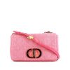 Bolso bandolera Dior  Caro en lona denim rosa - 360 thumbnail