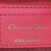 Borsa a tracolla Dior  Caro in tela denim rosa - Detail D4 thumbnail