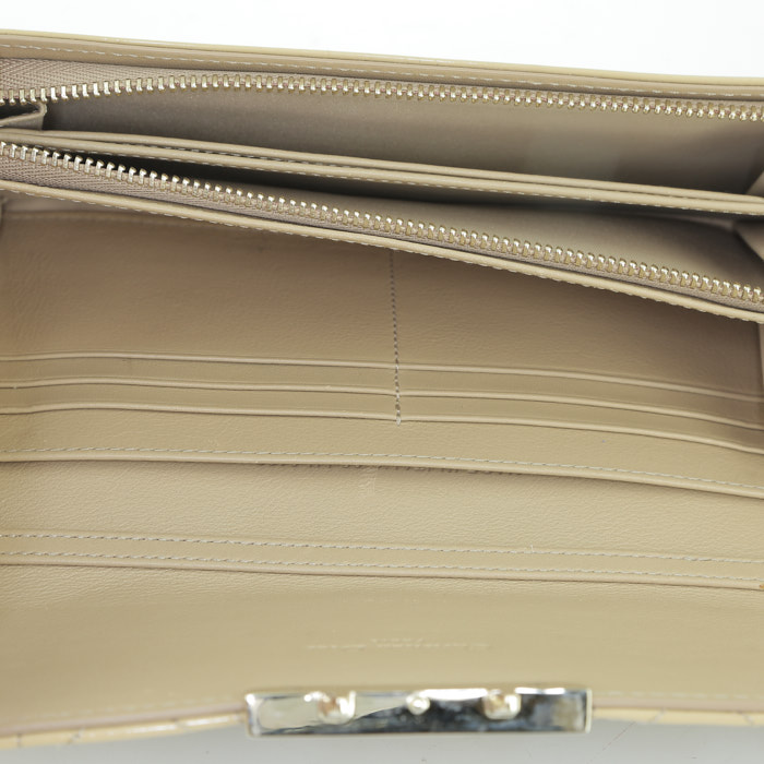 Pochette Dior  Miss Dior Promenade in pelle cannage beige - Detail D2