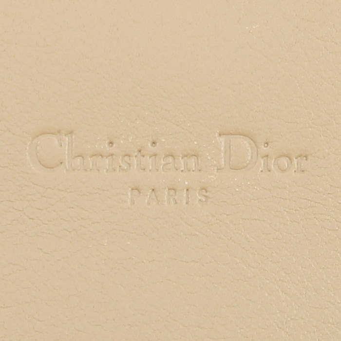 Pochette Dior  Miss Dior Promenade in pelle cannage beige - Detail D3