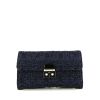 Dior  Promenade pouch  in blue and black tweed - 360 thumbnail