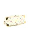 Louis Vuitton  Trouville handbag  in multicolor and white monogram canvas  and natural leather - Detail D4 thumbnail