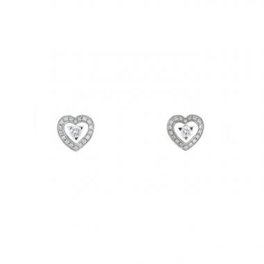 Mauboussin Sex Love Touch earrings in white gold and diamonds