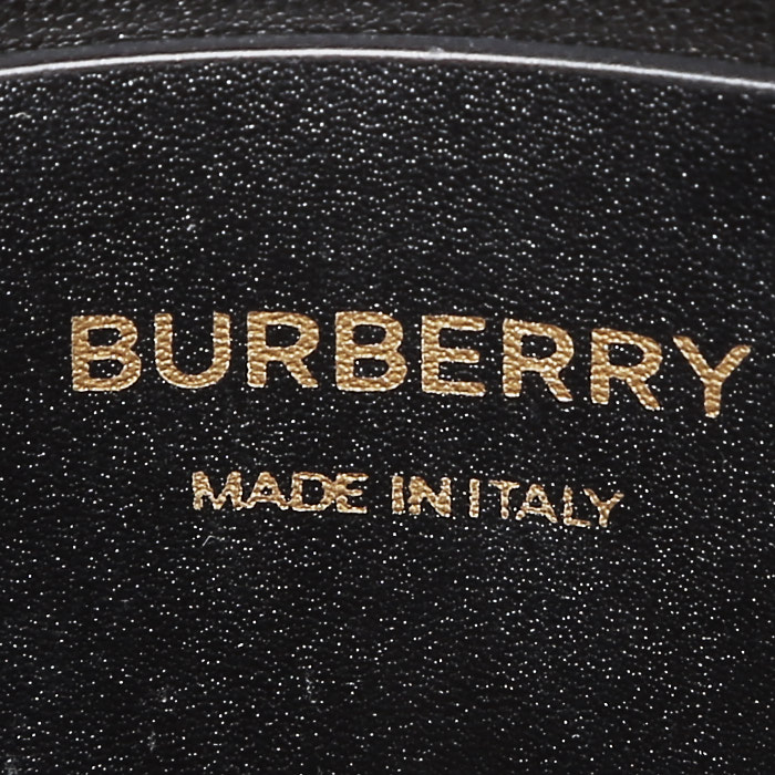 Borsa a tracolla Burberry  Elizabeth in pelle nera - Detail D3