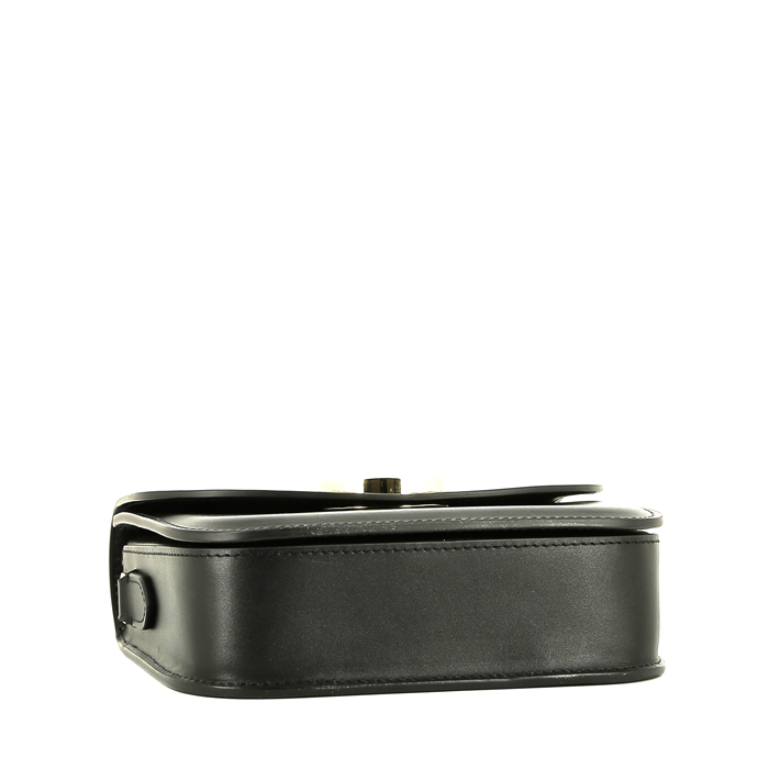 Bolso bandolera Burberry  Elizabeth en cuero negro - Detail D4