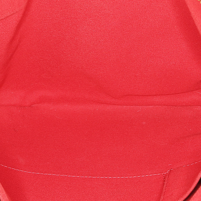 Bolso bandolera Louis Vuitton  Bloomsbury en lona a cuadros revestida ébano y cuero esmaltado marrón - Detail D2