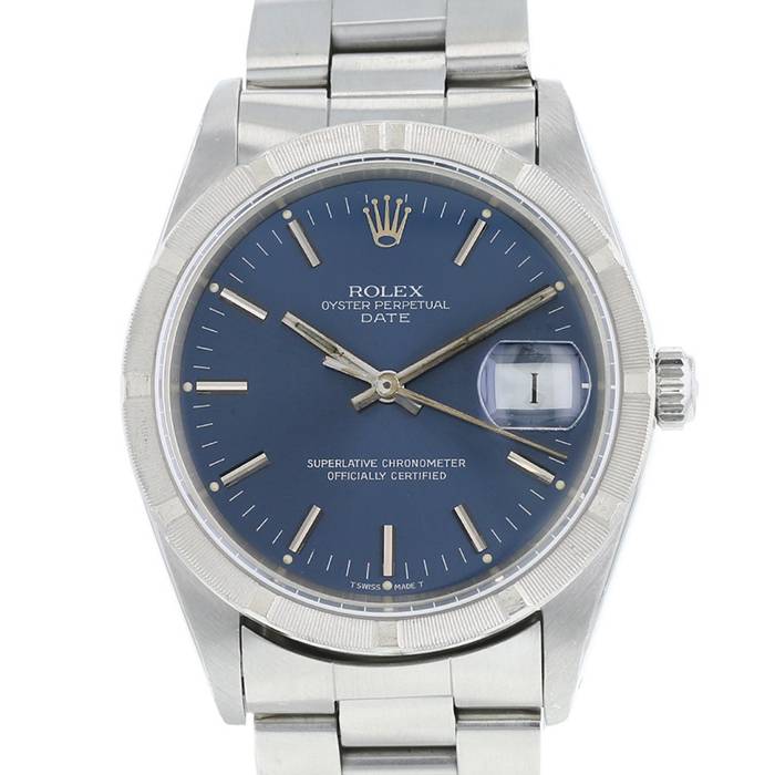 Rolex Oyster Perpetual Date  in stainless steel Ref: Rolex - 15210  Circa 1996 - 00pp