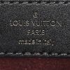Bolso de mano Louis Vuitton  Vavin modelo pequeño  en lona a cuadros ébano y cuero color burdeos - Detail D4 thumbnail