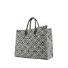 Shopping bag Louis Vuitton  Onthego modello grande  in tela bicolore nera e bianca - 00pp thumbnail