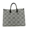 Shopping bag Louis Vuitton  Onthego modello grande  in tela bicolore nera e bianca - 360 thumbnail