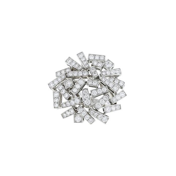 Chaumet Le Grand Frisson large model ring in white gold and diamonds - 00pp
