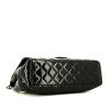 Chanel  Timeless Maxi Jumbo shoulder bag  in black patent quilted leather - Detail D5 thumbnail