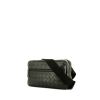 Pochette-ceinture Bottega Veneta   en cuir intrecciato noir et cuir noir - 00pp thumbnail