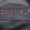 Chanel   handbag  in navy blue, yellow mustard and grey velvet - Detail D4 thumbnail