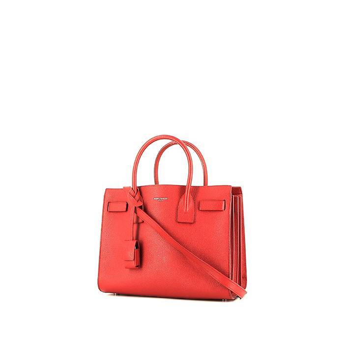 Saint Laurent Red Baby Sac de Jour Tote - Red - Totes