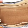 Bolso de mano Loewe  Gate Top Handle en cuero bicolor color oro y marrón - Detail D3 thumbnail