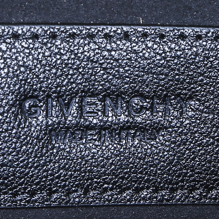 Givenchy   shoulder bag  in black leather  and brown suede - Detail D4