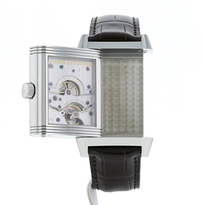 Orologio Jaeger-LeCoultre Grande Reverso e acciaio Circa 2000