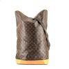 Bolsa de viaje Louis Vuitton  Marin en lona Monogram marrón y cuero natural - 360 thumbnail